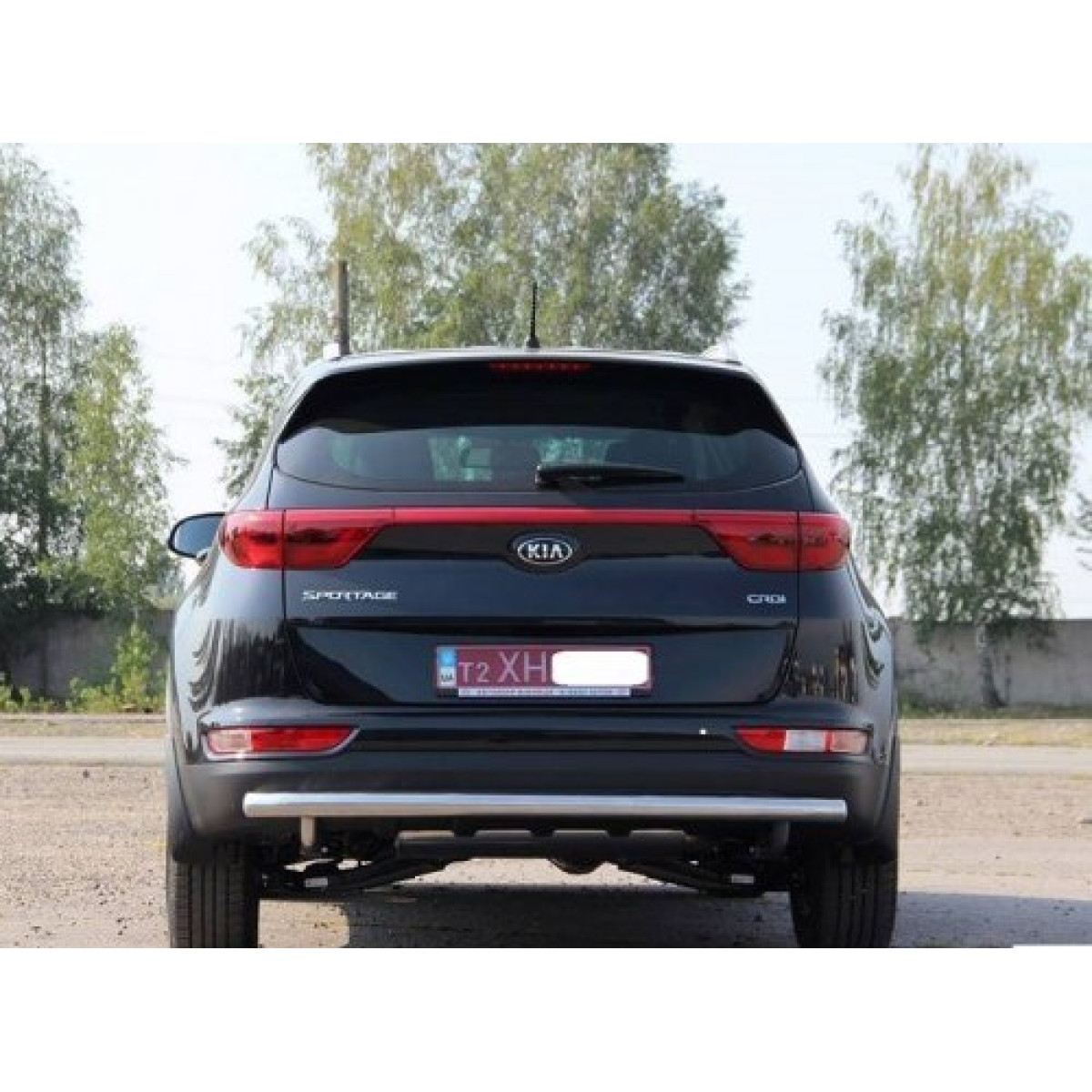 Защита заднего бампера Kia Sportage 2016